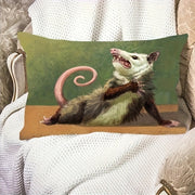 1 упаковка подушки с принтом опоссума из полиэстера для домашнего декора - односторонний дизайн, подходит для вставки 30,48x50,8 см, идеально подходит для гостиной и спальни - подходит для детей от 14 лет и старше, подушка не включена