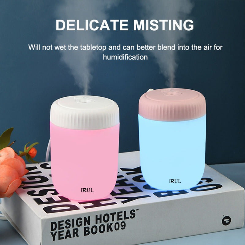 Humidifier with Nightlight USB Portable Silent Water Level Control