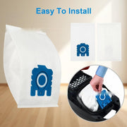 Miele changyutgichlari uchun yuqori samarali GN FJM almashtirish sumkalari - Classic C1, Complete C2, C3, S400i-S456i, S600-S658, S800-S858, S2000-S2999, S5000-S5999, S8000-S8999 seriyalari bilan mos keladi - Premium chang filtri sumkalari