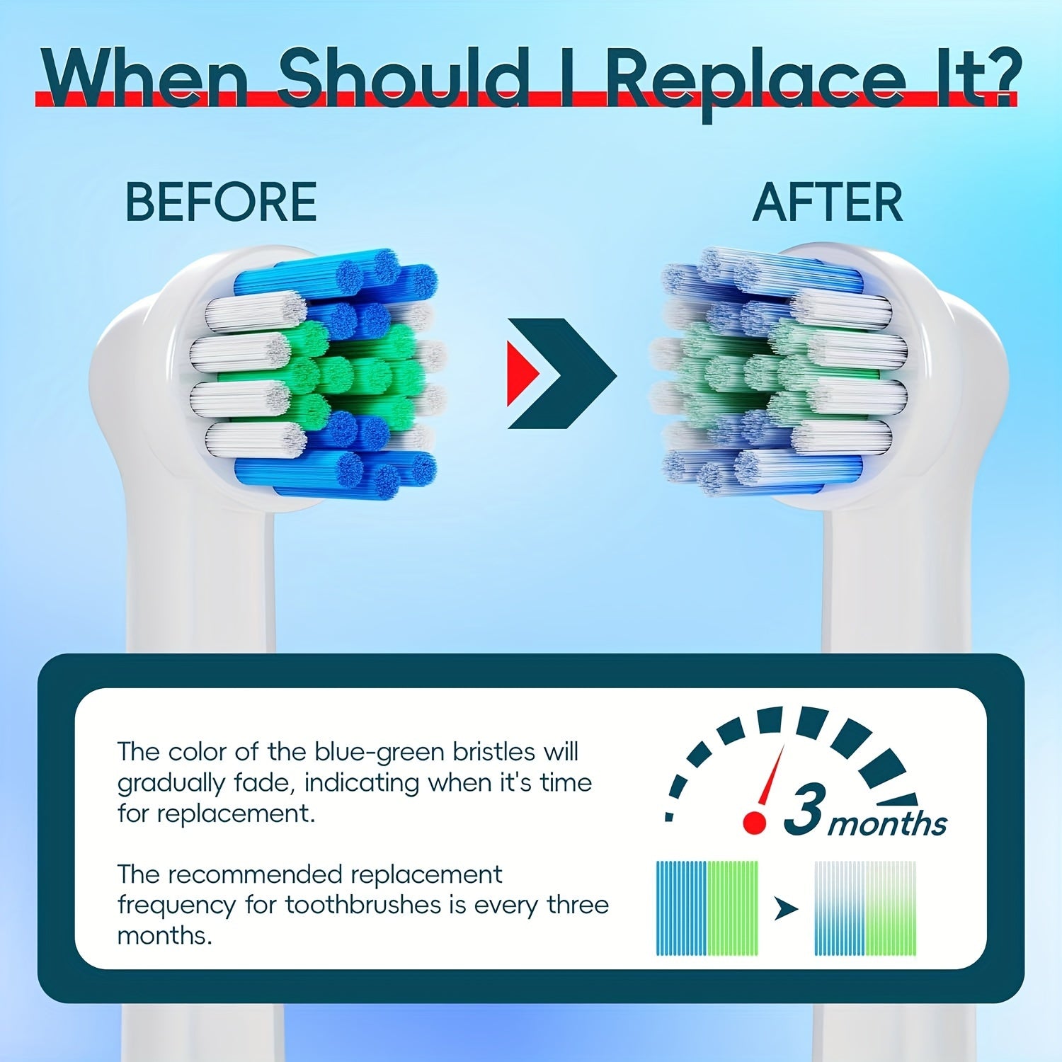 Replacement Toothbrush Heads for Precision Clean 4/8 Pack White