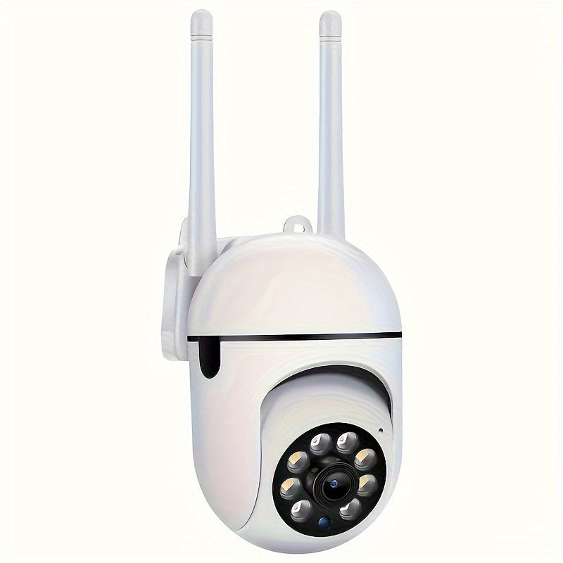 1080p WiFi Security Camera with Night Vision Motion Detection Two-Way Audio PTZ Remote Monitoring