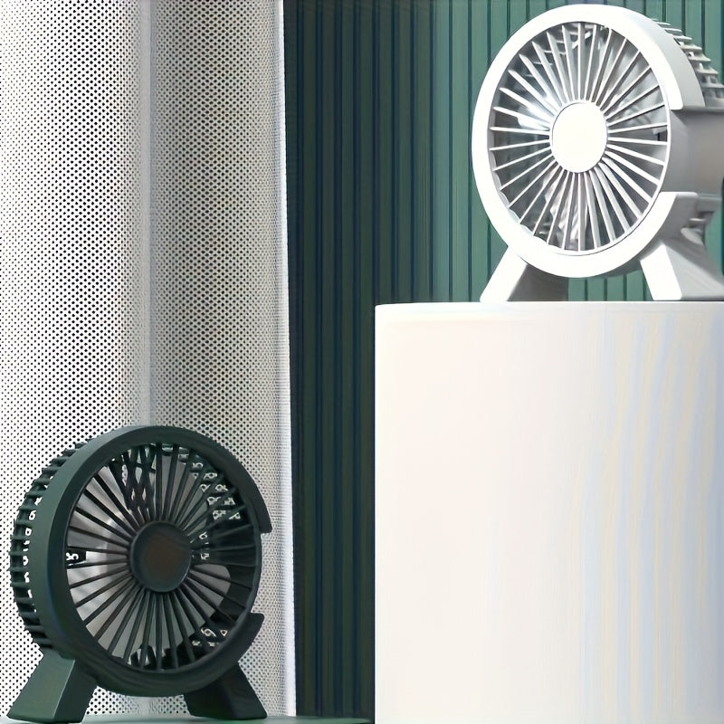 Ventilador USB para oficina en casa silencioso portátil de plástico sin batería