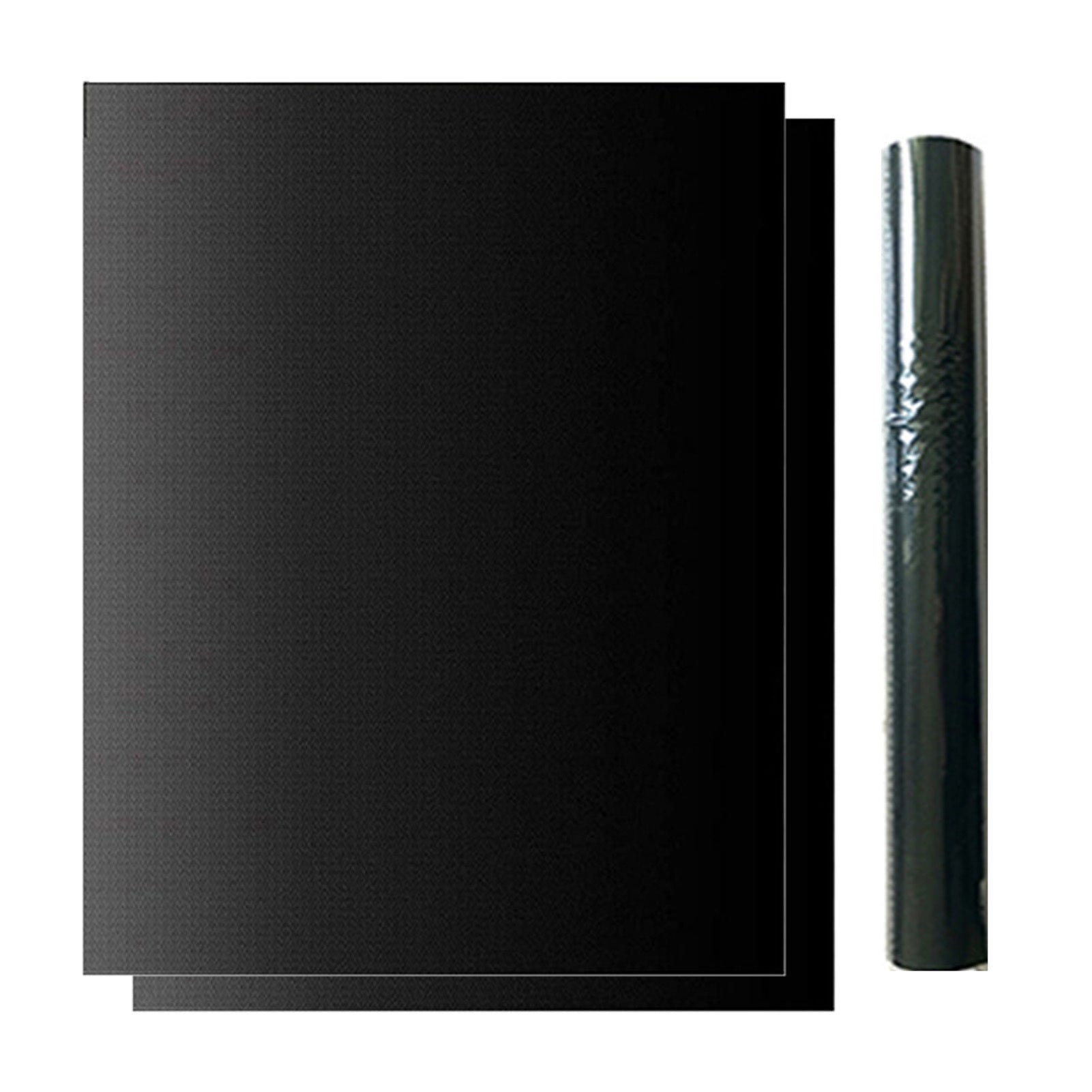 BBQ va Ochiq Havoda Pishirish uchun Mustahkam Pechka Mat - Qora Fibroplastdan Yasalgan, Mikroto'lqinli Pechlar uchun Ideal va To'kilmalariz Pishirish