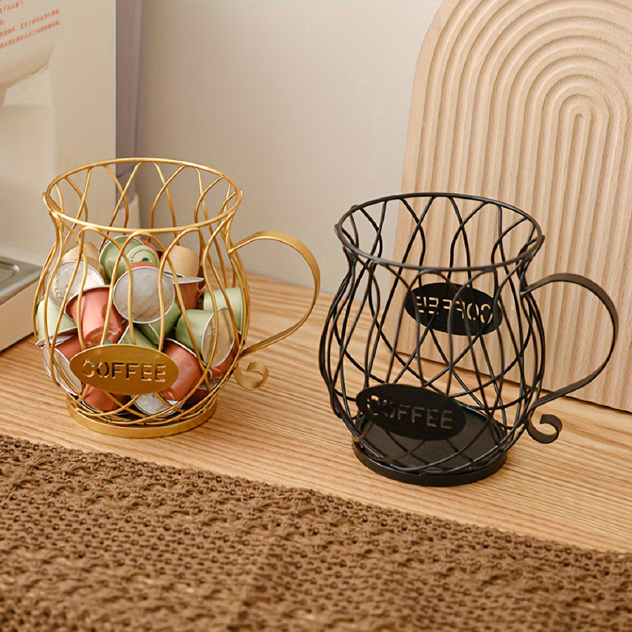 Kofe kapsulalarini saqlash uchun qora qahva qobig'i uchun shkaf va bar