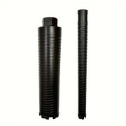 Diamond Core Drill Bits Wet Dry 45 Steel Steel Bars Black Textured Grip for Concrete Brick Block Stone