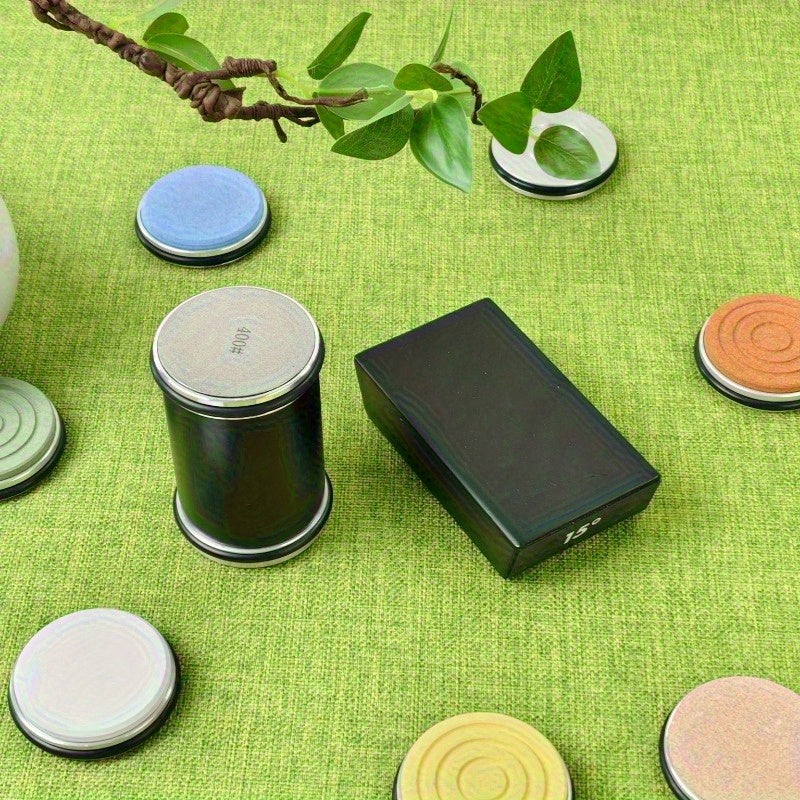 Комплект точильных роликов с двумя точками для заточки роликов с прямым краем, для кемпинга на открытом воздухе, промышленный алмазный нож