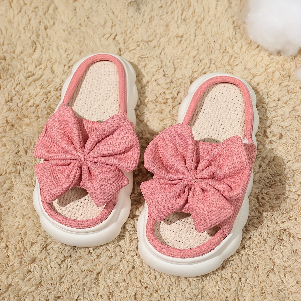 Unisex Slip-On Slippers Breathable Fabric Velvet Style Indoor Outdoor Cozy Shoes