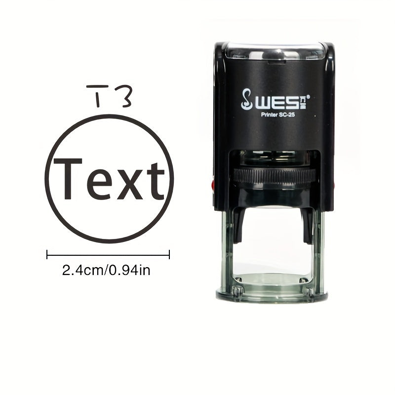 Ofis va maktab uchun shaxsiylashtirilgan dumaloq ABS muhr