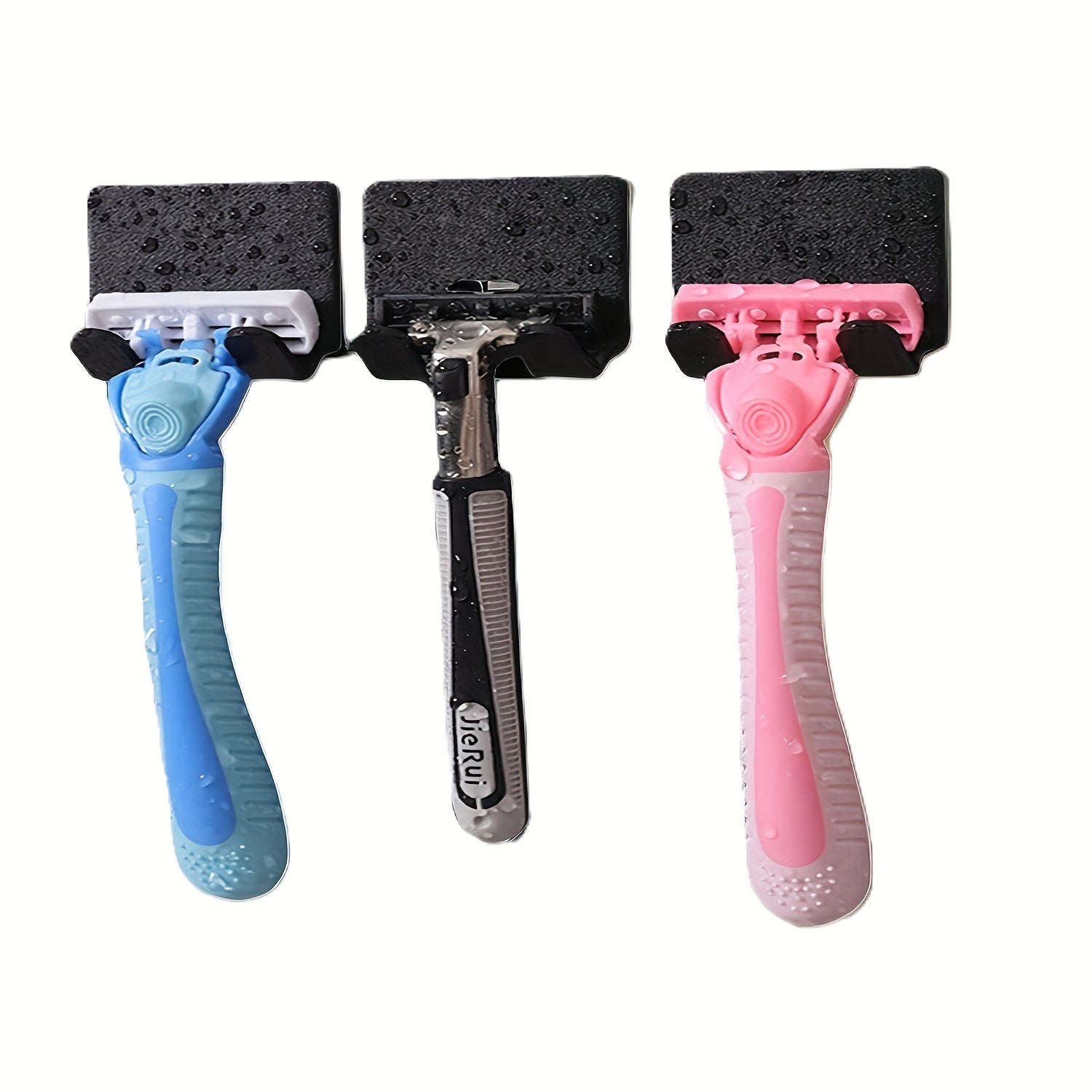 Plastic Utility Hooks with Adhesive for Home Organization of Razors Jewelry Keys