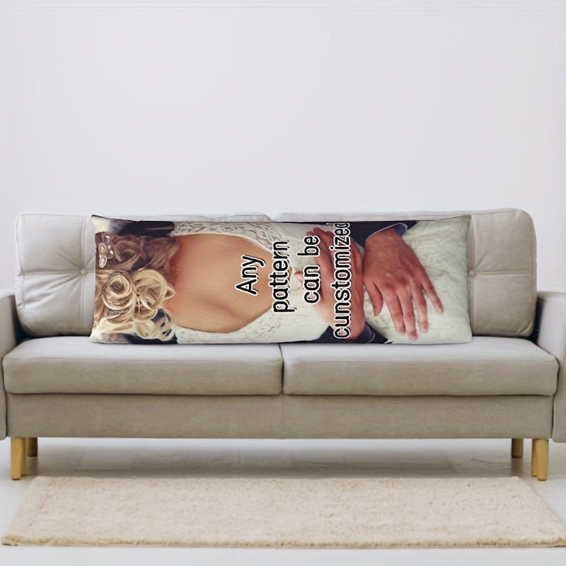 Personalized Double-Sided Plush Body Pillowcase 20x54 Custom Memory Gift