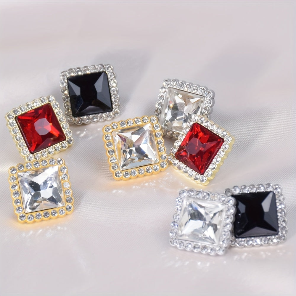 Oltin tokchalar uchun oltmishlik 18mm oltin tokchalar uchun DIY qoʻl sanʼati bezaklari uchun taqlid toshlar