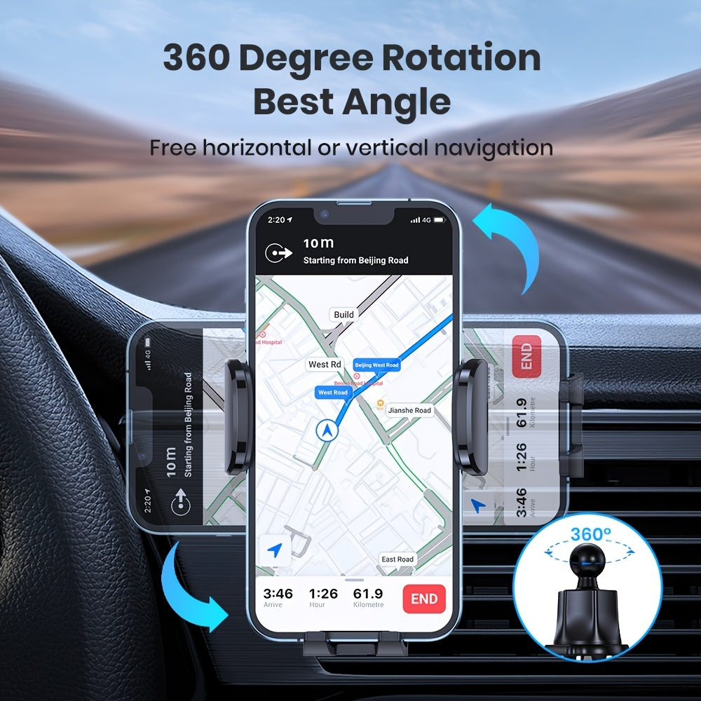 Car Phone Holder Mount for Car Air Vent, Adjustable, 360° Rotation