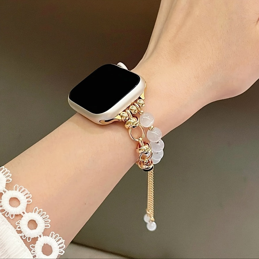 Apple Watch Ultra SE Series Strap with Cat's Eye Stone Adjustable Fit Compatible with Series 1-9