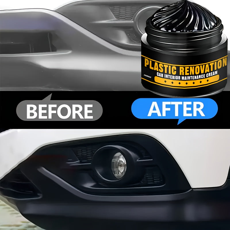 Pasta de reparación de plástico y caucho negro brillante para parachoques y cuero