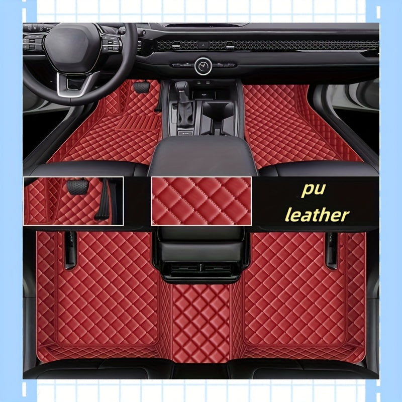 Sedanga mo'ljallangan PU teridan tayyorlangan, sirg'almas, suv o'tkazmaydigan, chang o'tkazmaydigan, yostiqlangan avtomobil podro'ka matolari