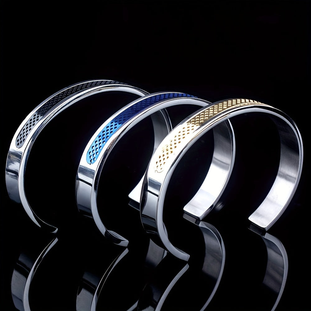 Stainless Steel Crown Bracelet for Men Jewelry Accessory Gift