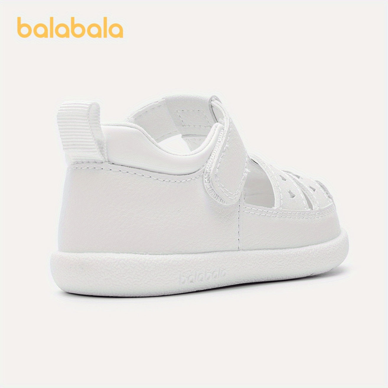 Toddler Baby Sandals Lightweight Summer White Star Soft Sole Hook and Loop Casual Outdoor