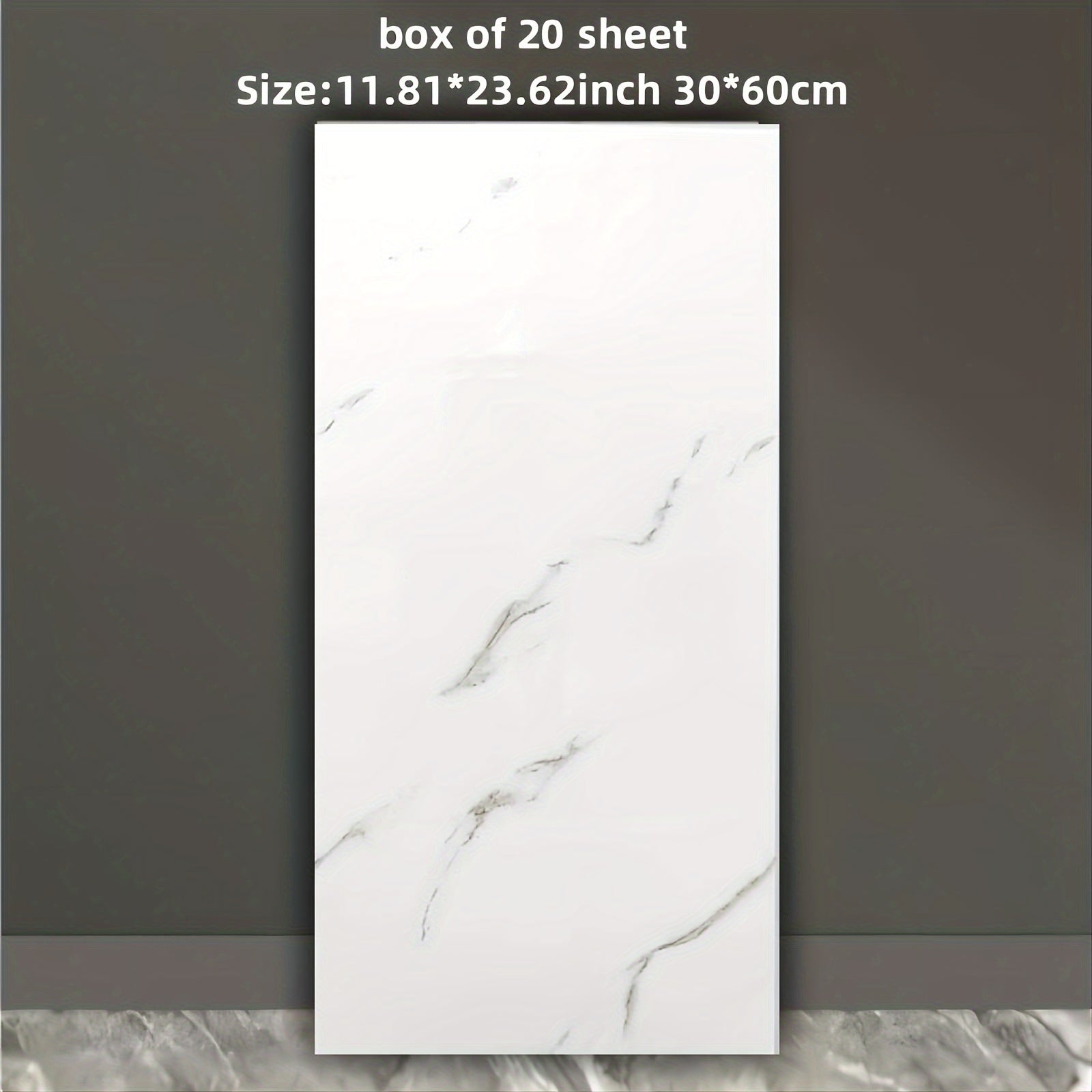 Self-Adhesive Foam Marble Wall Tiles 10pcs 20pcs Waterproof Puzzle Pattern for Living Room Kitchen Bathroom