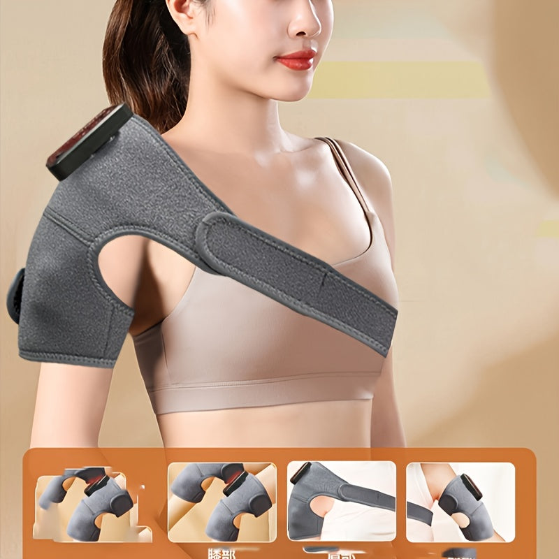 Wireless USB Heated Massager for Shoulders Knees Elbows Legs Rechargeable