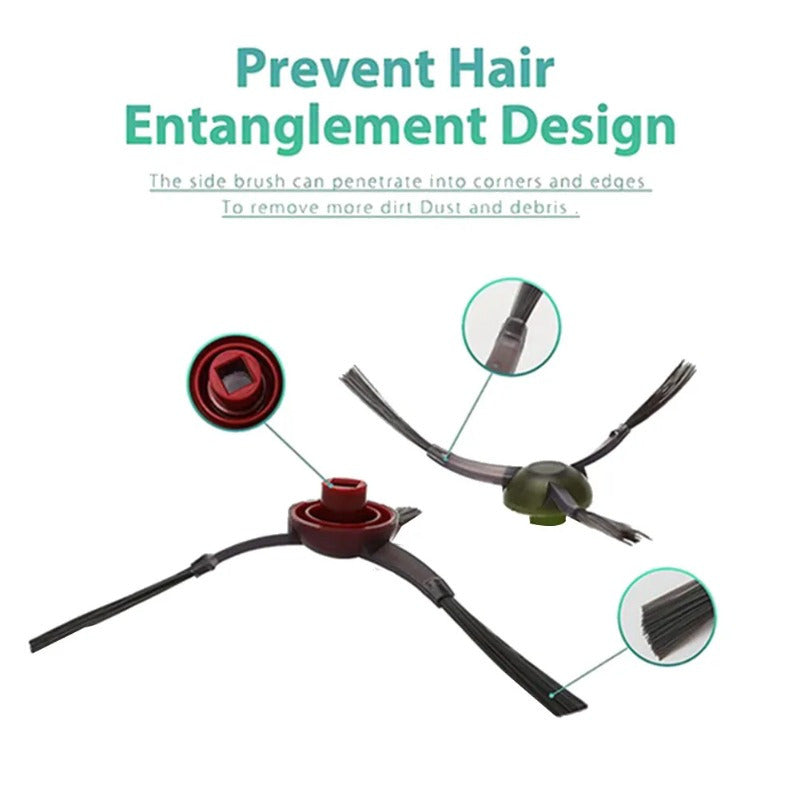 Robot Vacuum Replacement Kit With Brushes Floor Attachment Power Accessories