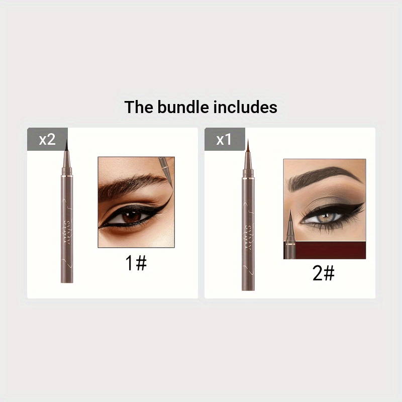 Black Ultra-Fine 0.01mm Eyeliner Pencil Waterproof Smudge-Proof