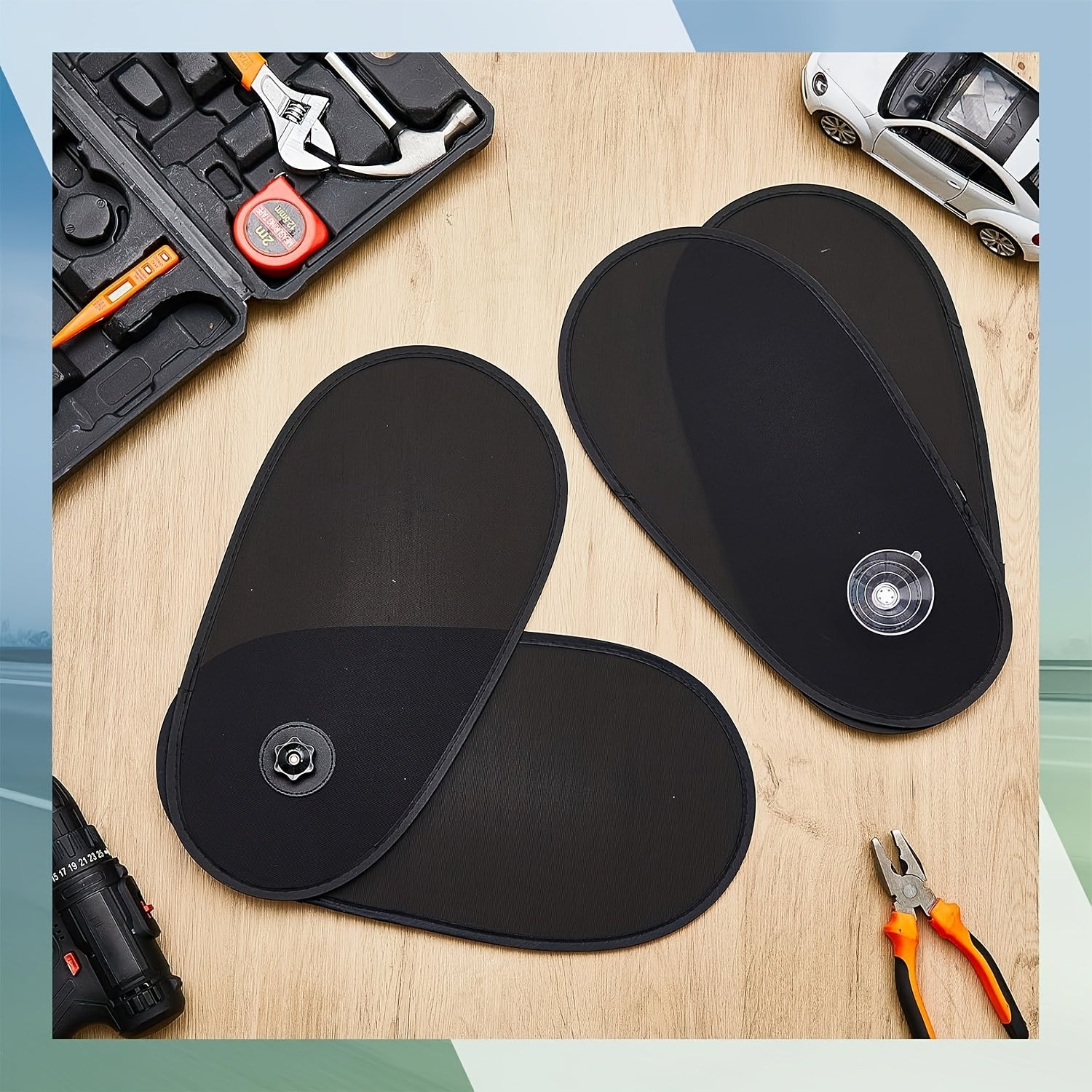 Universal Car Sunshade Mesh for Side Window — Adjustable, Heat Blocking