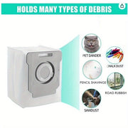 4-Pack Cloth Replacement Vacuum Bags for Pet Dander Dust Auto-Seal Collar