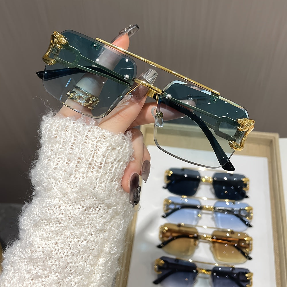 Vasos decorativos de doble viga sin marco, reforzados con tornillos de aleación de zinc para acampar y viajar