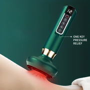 USB zaryadlash, 1200mAh batareya va uyda foydalanish uchun 5 ta filtr paxtasi bilan jihozlangan portativ 6-rejimli ko'p funksiyali massaj asbobi.