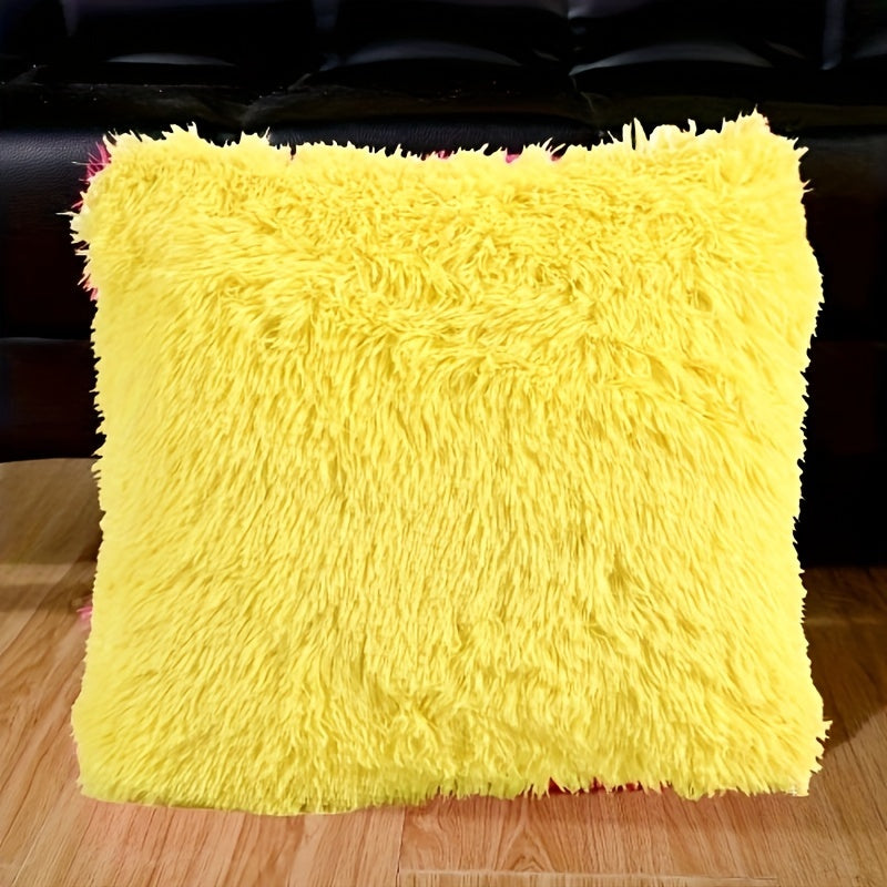 2 Роскошные Пуховые Наволочки - Мягкий Делюкс Плюшевый Флис - Рождественский Декор для Дивана или Спальни - 40.64x40.64 см