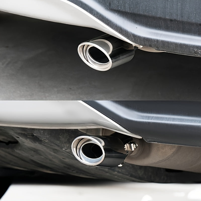 Stainless Steel Car Exhaust Pipe Straight Bent Tail Muffler Car Accessories