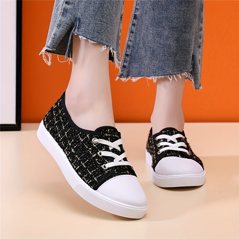 Women's Flat Shoes Casual Sneakers Lightweight Slip-Ons for Daily Wear