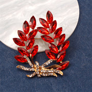 Women’s Alloy and Enamel Irregular-Shaped Brooch Jewelry Accessory