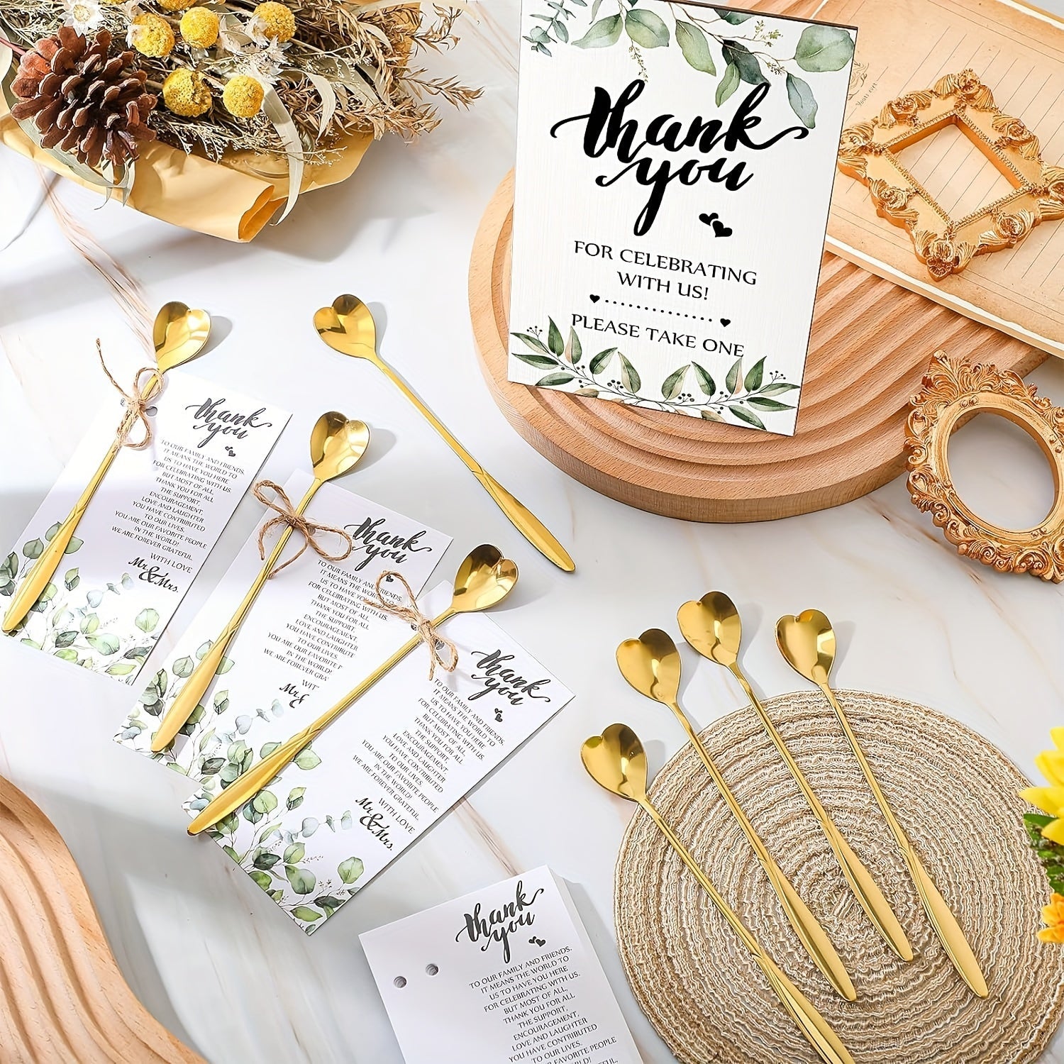 Set of 8 Heart-Shaped Stainless Steel Coffee Spoons with Mirror Finish for Tea and Cocktails