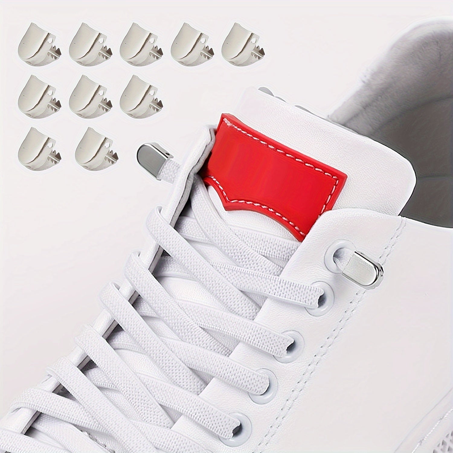 12 dona metall shoelace hooklari tez bosish bilan ochiladigan, oltin, kumush, qora rangli fastenerlar, sport poyafzallari uchun