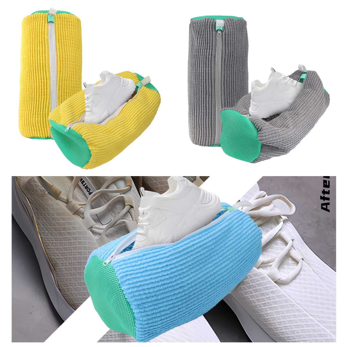 Cross-Border Shoe Washing Bag for Home Use Protects Shoes from Deformation 1 or 2 Pieces