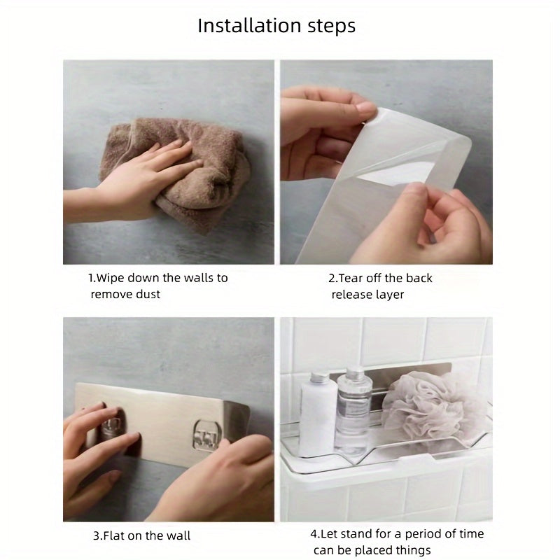 Adhesive Hooks for Bathroom and Kitchen Organization 5 Pack Wall Mount Towel and Toiletry Hangers