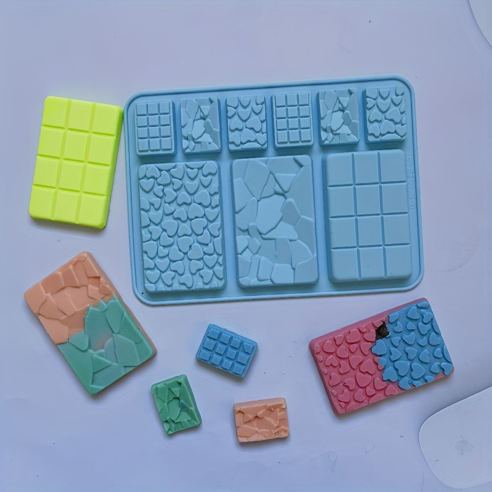 Silicone Candy and Chocolate Mold BPA-Free for DIY Ice Cubes Cakes and Kitchen