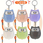 130dB Personal Safety Alarm for Women with LED Light Outdoor Self-Defense Security Siren