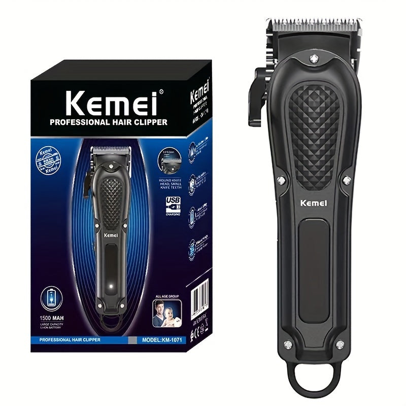 Cordless Hair Clipper with Lithium Battery USB Rechargeable Professional Trimmer