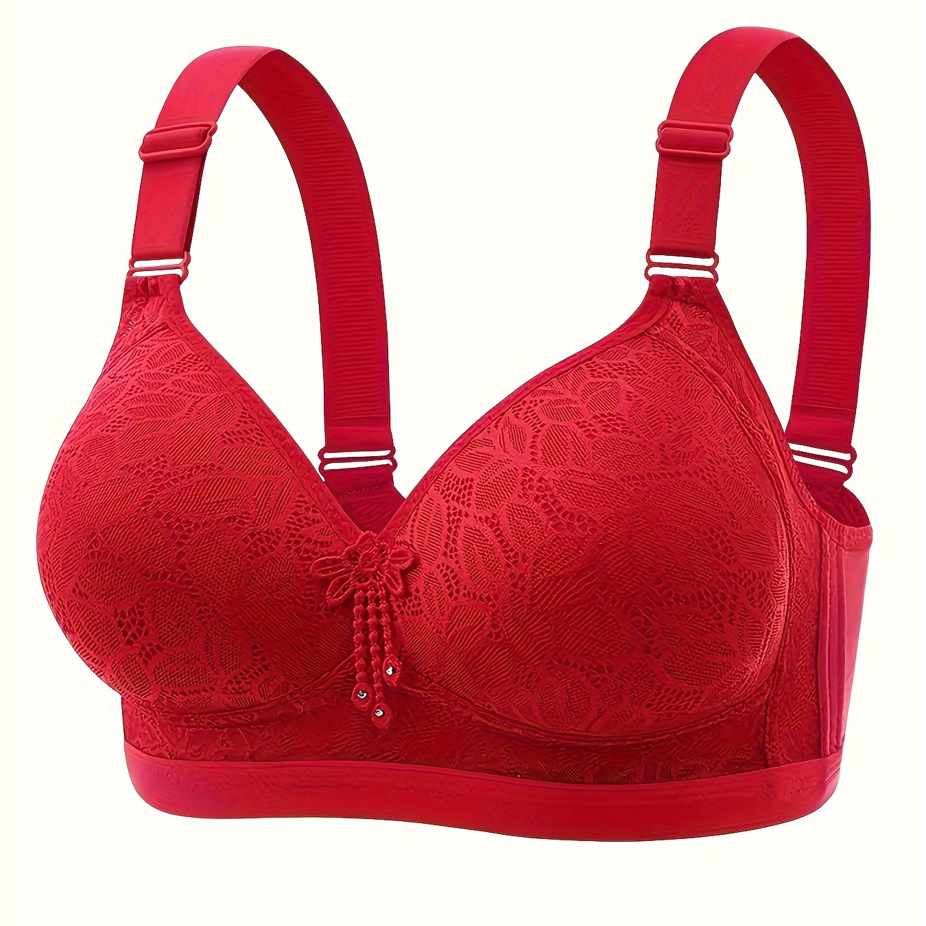 Breathable Cotton Camisole Bra with Adjustable Straps for Large and Small Chests