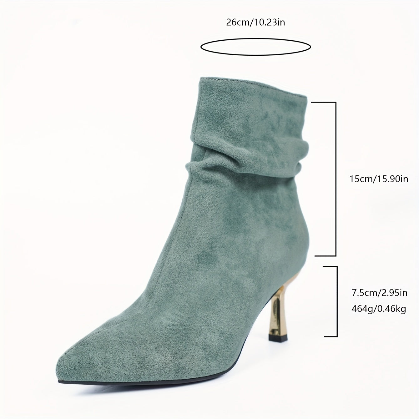 Women's Leather Stiletto Heel Ankle Boots Soft Cover Versatile for Dresses