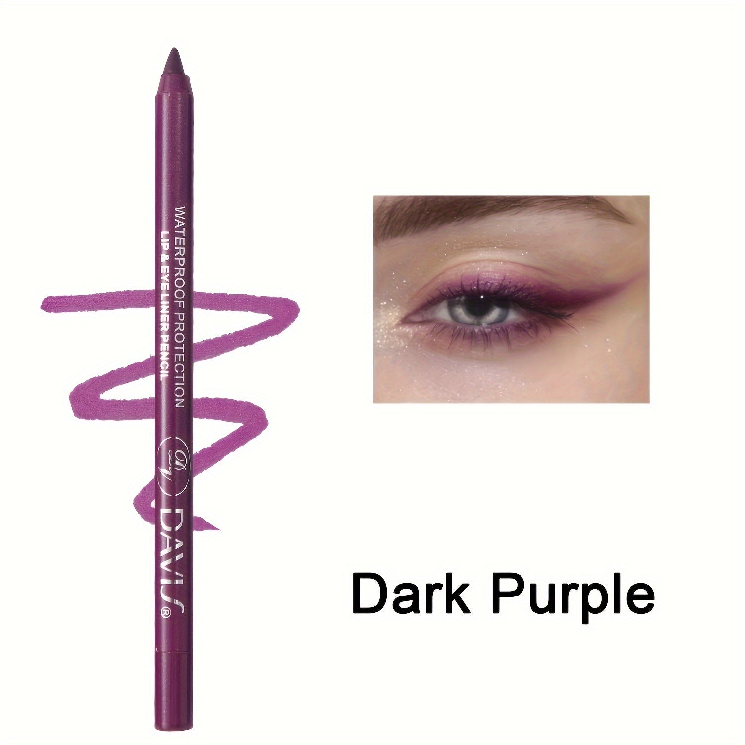 Women Long-Lasting Smooth Glide Eyeliner Pencil Colorful Eye Makeup