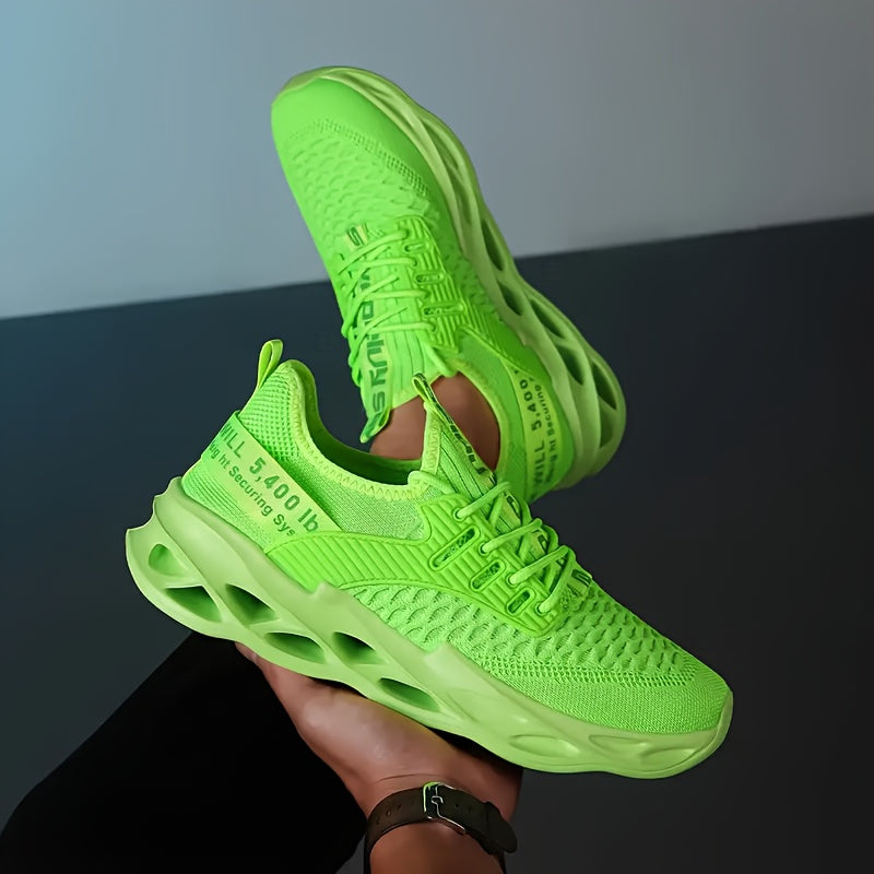 Unisex Low-Top Sneakers Mesh Breathable Pink Black Casual Shoes