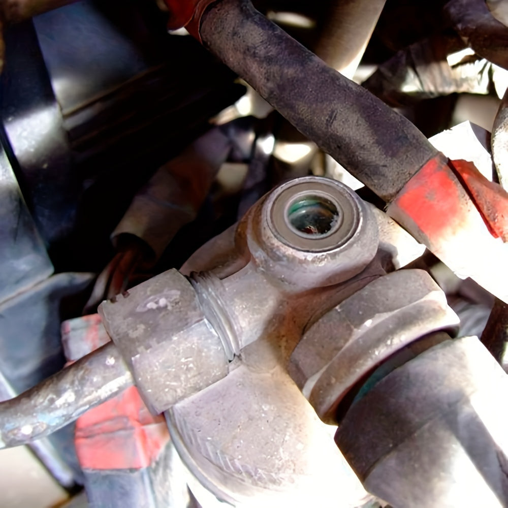 Copper Air Conditioning Refrigerant Valve Core Golden Finish Compatible with All Brands