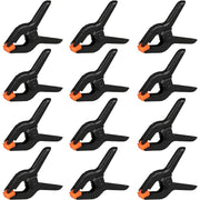 12 ta bahor klamplari, kichik plastmassa fon kliplari, fotografiya hunarlari va yog'och ishlash uchun