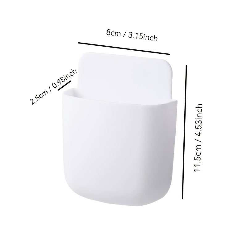 Wall-Mounted Phone Charging Dock and Storage Box Space-Saving Organizer
