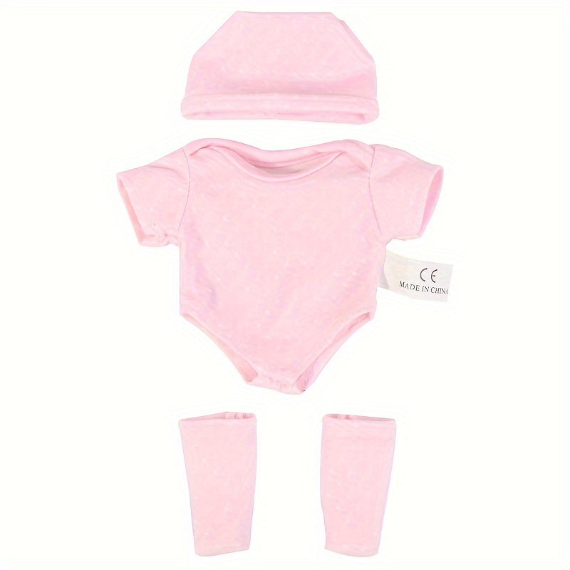 Mini Doll Clothes Set for 7.8-Inch Reborn and Baby Dolls, 4 Styles