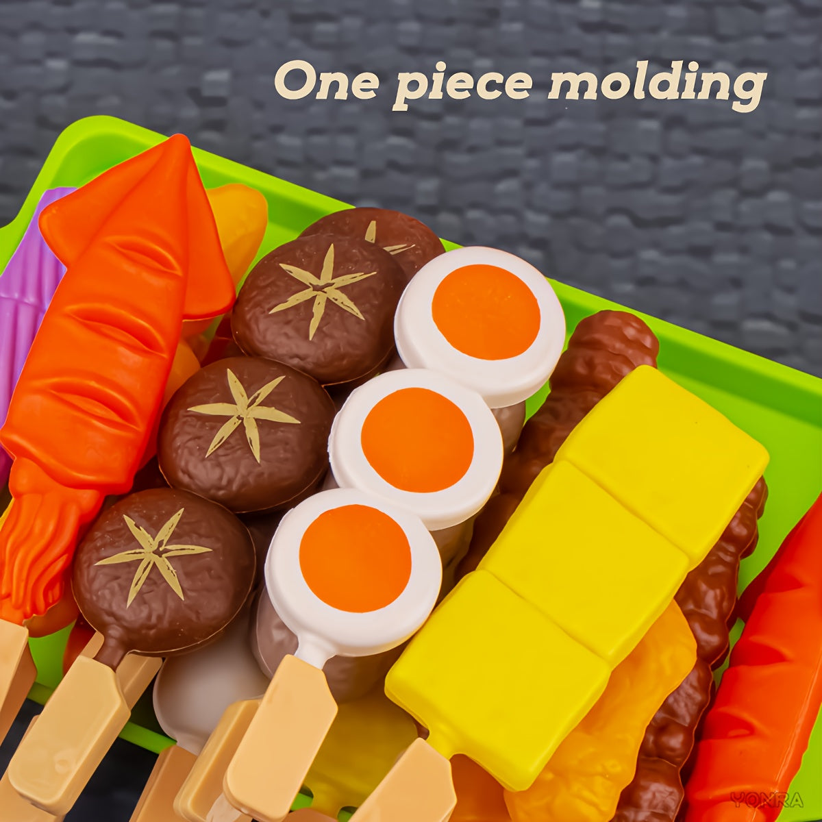 Детский игровой кухонный набор для малышей и детей с имитационной едой и аксессуарами для барбекю