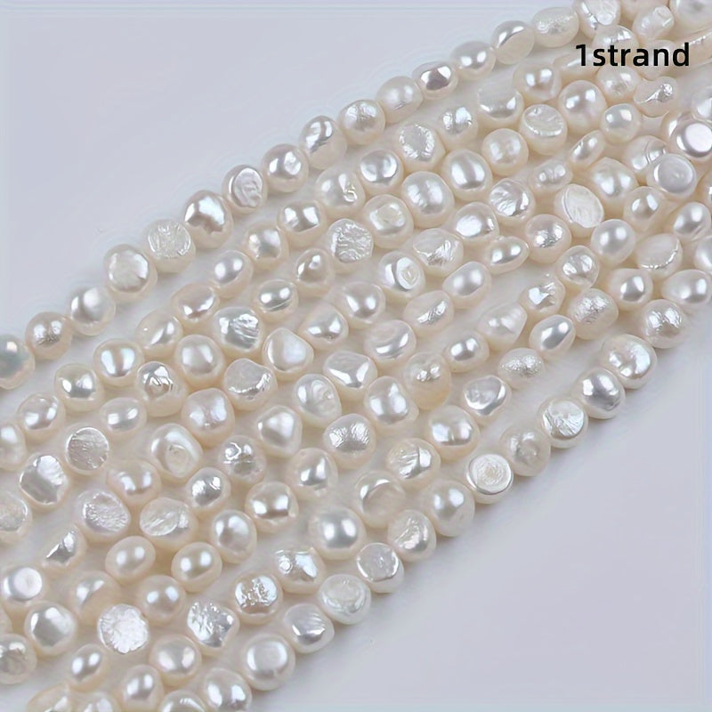 Freshwater Cultured Pearl Beads Strand 18cm 4-5mm Jewelry Making Supplies